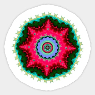 Fractal star Sticker